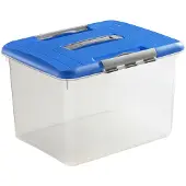 Curver Optima Box Blue 30l Avec Poignée (34 cm, 30 l)