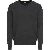 Jack & Jones Ebasic Knit V Neck Sweater Gris XS Homme