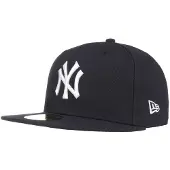New Era Hommes, Casquette, 59Fifty Authentic Onfield New York Yankees, Bleu, (7 1/4)