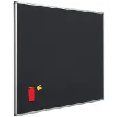 Smit Visual Plateau de bureau noir - panneau de 16 mm