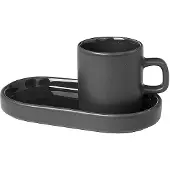 Blomus Set de 2 tasses à espresso -PILAR- Vert agave