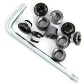 Fsa Ml021 Chainring Screw Set 10 Units Noir