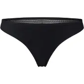 Schiesser String 'Invisible Lace' noir
