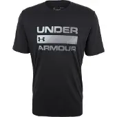 Under Armour T-Shirt fonctionnel 'Team Issue' noir / argent