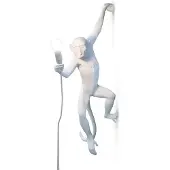 Seletti Lampe de Table , Monkey Lamp, Blanc, Salon / séjour, Plastique, Design