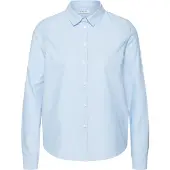 Pieces Irena Oxford Long Sleeve Shirt Bleu XS Femme