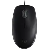 Logitech Souris B110, silencieuse, USB, noire