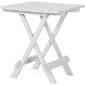 Gardalux Table en plastique Adige – 45 cm x 43 cm x 50 cm Différents coloris. blanc
