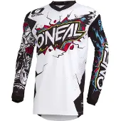 O'Neal Maillot ELEMENT VILLAIN blanc M