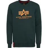 Alpha industries Sweat-shirt sapin / mandarine / rouge / blanc