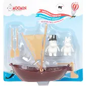 Muumi Moominpappas Bateau et 2 personnages