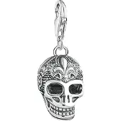 Thomas Sabo Pendentif 'Totenkopf mit Lilie'