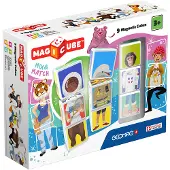 Geomag MagiCube Match & Mix Métiers, 9 pièces