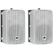 Omnitronic ODP-204 set d'enceintes d'installation 4 pouces, blanc