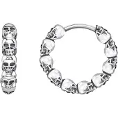Thomas Sabo Boucles d'oreilles 'Totenköpfe'
