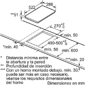 Balay Table de cuisson à induction 3EB939LQ 30 cm (3 zones de cuisson)