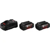 Bosch Kit de démarrage 2 x GBA 36V 6.0Ah + GAL 3680 CV