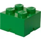 LEGO Boîte de Rangement Lego Brick 4 Vert