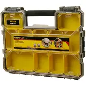 Stanley 1-97-519 boîte à outils/petites pièces Noir, Transparent, Jaune