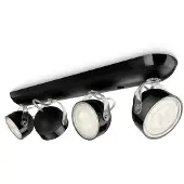 Philips myLiving Plafonnier LED Dyna 4 x 3 W Noir 532343016