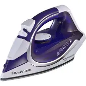 Russell Hobbs 23300-56 fer à repasser Fer à vapeur Semelle en céramique 2400 W Violet, Blanc