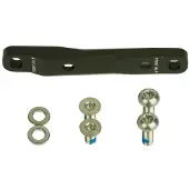 Sram Flatmount 140/160 Mm Front Disc Brake Caliper Adapter Noir 140-160 mm
