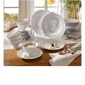 Creatable Service en porcelaine blanche Maria Theresia blanc