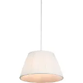 QAZQA Suspension rétro blanche 35 cm - Plisse