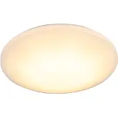 TRIO Plafonnier moderne blanc avec LED 15W IP44 - Tiho