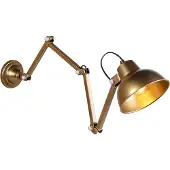 QAZQA Applique murale industrielle en laiton orientable - Avon