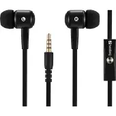 Sandberg Speakn Go In-Earset - Ohrhörer mit Mikrofon - im Ohr - 3,5 mm Stecker - Schwarz (125-62)