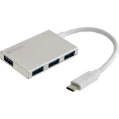 Sandberg Hub de poche USB-C vers 4 xUSB 3.0