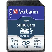 Verbatim Pro 32 Go SDHC UHS Classe 10