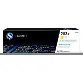 HP 203X LaserJet Toner Jaune (Grande Capacité)