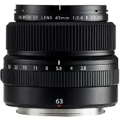 Fujifilm Objectif hybride Fuji GF 63mm f/2,8 R WR Noir