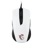 MSI Embrayage de souris GM40 GAMING Blanc brillant ; S12-0401370-D22