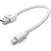 Cellularline Câble Usb - Lightning Charge & Sync 15 Cm Blanc (usbdatactrmfiiph5)