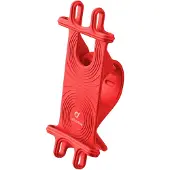 Cellularline Support vélo pour Smartphone 4" - 6" Rouge