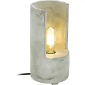 Eglo Lampe de table Lynton 27 cm Béton Gris