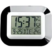 TFA-Dostmann 60.4503 Radio Wall Alarm Clock Noir One Size / EU Plug 220V