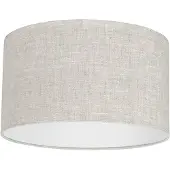 QAZQA Abat-jour en tissu gris clair 35/35/20