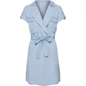 Noisy May Robe-chemise 'Vera' bleu clair