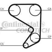 CONTITECH Courroie de distribution CONTINENTAL CT652