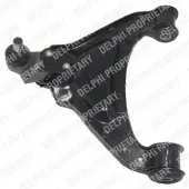 Delphi Bras de suspension TC1224 essieu avant, gauche, avant