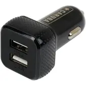 Caruba USB Dual Chargeur de voiture, noir