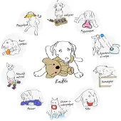 All For Paws Jouet pour chien BBQ Delicious Ham Shank S (Jouet à mâcher pour chiens)