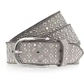 B.belt Ceinture gris / argent