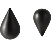 Normann Copenhagen - Dropit Patère 2 pcs. Large Black