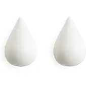 Normann Copenhagen - Dropit patères 2 pièces grand format blanc