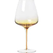 Broste Copenhagen Verre à vin rouge AMBER de , couleur caramel, capacité : 0,65 litre